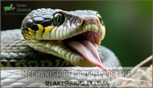 mechanism of tongue flicking