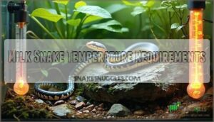 milk snake temperature requirements