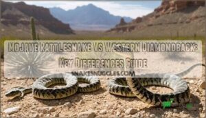 mojave rattlesnake vs western diamondback