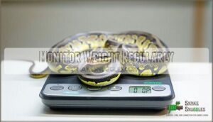 monitor weight regularly