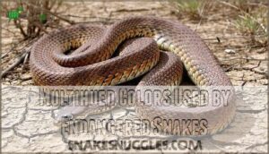 multihued colors used by endangered snakes