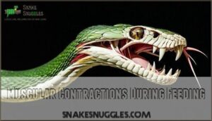 muscular contractions during feeding