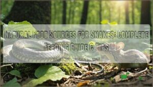 natural food sources for snakes