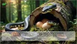 nesting and egg protection nesting and egg protection
