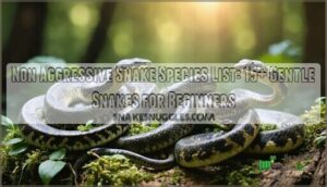 non aggressive snake species list