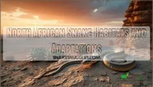 north african snake habitats and adaptations north african snake habitats and adaptations