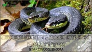 nutritional deficiencies and skin infections in eastern rat snakes