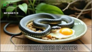 nutritional needs of snakes