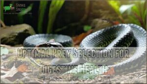 optimal prey selection for digestive health