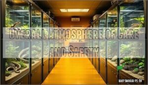 overall atmosphere of care and safety