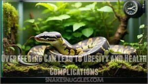 overfeeding can lead to obesity and health complications