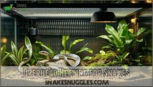 overhead heating for snakes