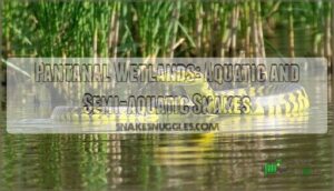 pantanal wetlands: aquatic and semi-aquatic snakes
