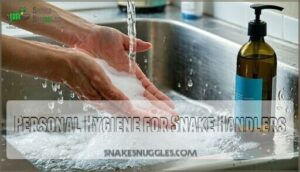 personal hygiene for snake handlers