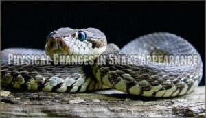 physical changes in snake appearance