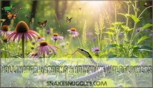 pollinator gardens and native wildflowers