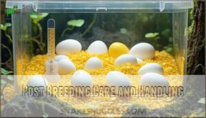 post breeding care and handling