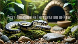 post-quarantine integration of new snakes