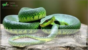 post-shedding care for your snake