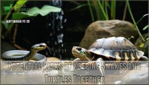potential risks of keeping snakes and turtles together