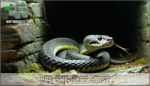pre-shedding stage