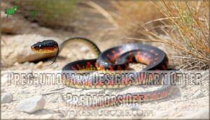 precautionary designs warn other predators off