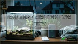 precautions for prolonged power outages