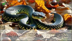 preparation for snake hibernation