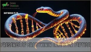 presence of bradykinin inhibitor peptide