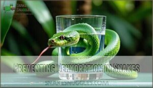 preventing dehydration in snakes