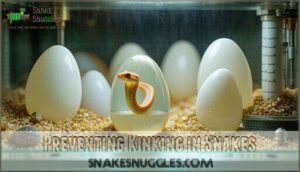 preventing kinking in snakes