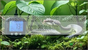 preventing respiratory infections and scale rot
