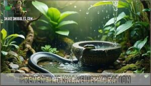 preventing snake dehydration