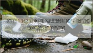 preventing snake fungal infection