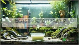 preventing snake parasites