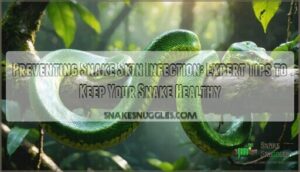 preventing snake skin infection
