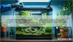preventing snake skin infections