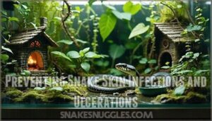 preventing snake skin infections and ulcerations