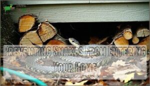 preventing snakes from entering your home