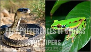 prey preferences of cobras and vipers