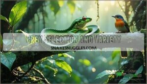 prey selection and variety