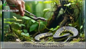 prey size guidelines