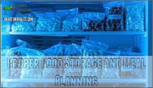 proper food storage and meal planning