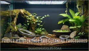 proper maintenance and cleaning procedures
