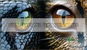 pupil shape and venomous snakes