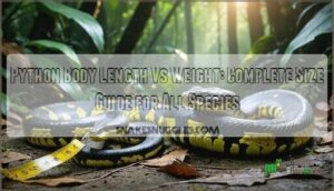 python body length vs weight