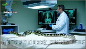 radiography to detect underlying issues