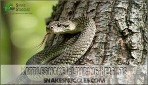 rattlesnake climbing heights