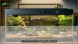 regular monitoring of temperature and humidity