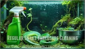 regular snake enclosure cleaning
